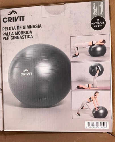 Soft gymnastikball 75cm - soft,