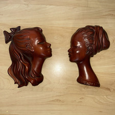 2x Cortendorf Keramik Maske 