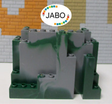 ( N1/19 ) Lego 1x 6082pb01 Felsen marmoriert 7036 7094 7623