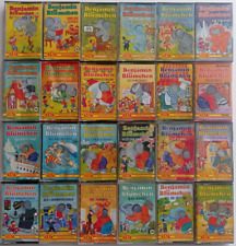 Auswahl Benjamin Blümchen Hörspiel Kassetten Folgen KIOSK rot gelb alte Auflagen