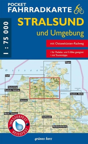 Pocket fahrradkarte stralsund - pocket-fahrradkarte,