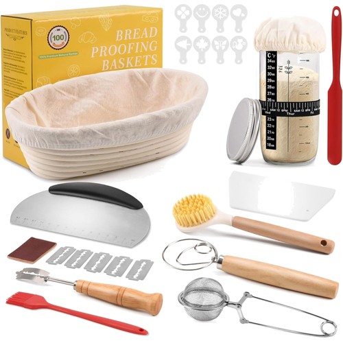 Sauerteig starter set gärkorb - sauerteig,