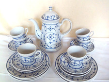 Kaffeeservice Indisch Blau