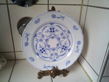 ein Schumann Arzberg Kuchenteller Echt Cobalt "Strohblume" ,1x Gebraucht,Neuw.