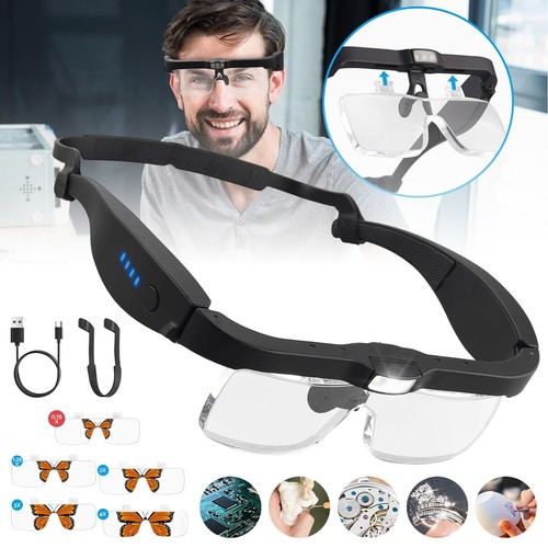 Profi led stirnlupe kopflupe - profi,