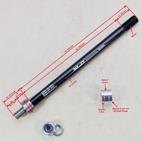 Xlc k02 steckachse für - xlc,