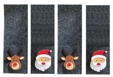 Weihnachtliche Bestecktaschen