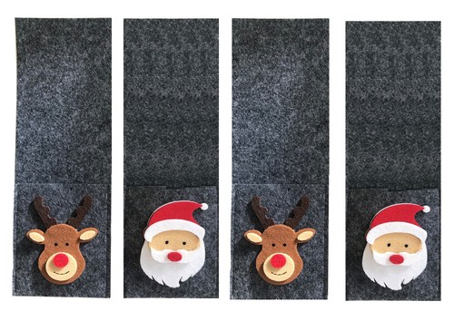 Weihnachtliche bestecktaschen - weihnachtliche,