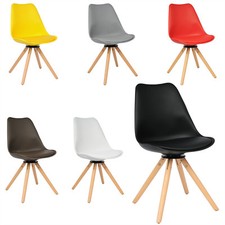 2er Set Esszimmerstühle Esszimmerstuhl Küchenstuhl Holz Stuhl mit Rücklehne e171