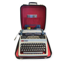 Vintage Kofferschreibmaschine ( Reise ) Daro Erika DDR - Schreibmaschine