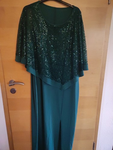 Abendkleid neu smaragd grün