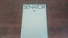 Autoprospekt Opel Senator, frühe 1980er, 46 Seiten stark, top