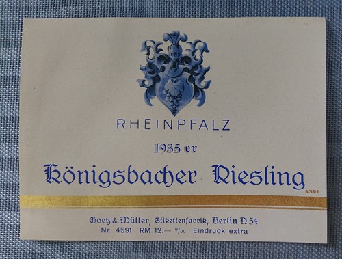 Altes weinetikett - altes,