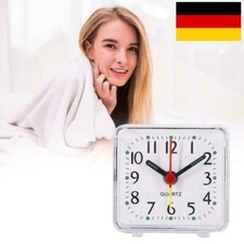 NEU Weiß Wecker Quarz analog