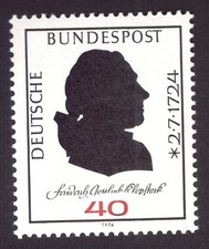 Bund Mi.-Nr. 809FII Klopstock