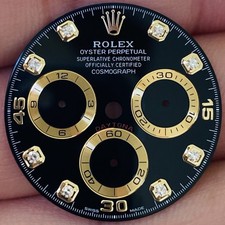 Rolex Black Diamond Dial for Daytona Model 116528 116523 116518 116503 116508