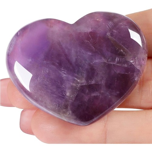 Amethyst herz kristalle - amethyst,
