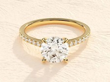 Diamant damen verlobungsring - diamant,