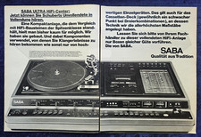 Saba Ultra HiFi-Center 9940 Stereo, originale Werbung aus 1979,  DIN-A3 !!
