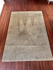 Neuwertiger Ikea Stoense Teppich 133x195 Hell olivgrün