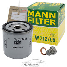 MANN Ölfilter + Ölablassschraube für Audi Seat Skoda VW Up Leon Fabia