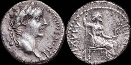 Tiberius ar denarius - ar,