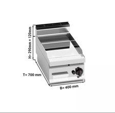 Grill Gastro Gas Grillplatte Glatt 6,9kW !NEU!