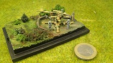 Mini Diorama 8,8 cm Fla + 5 Soldaten  1/144, Victrix n. Dragon, WTM, POPY, Cando