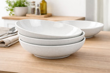 Suppenteller 4er Set Steingut