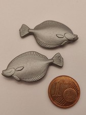 Playmobil  2 x Butt/Plattfisch 3,3cm w.Abb. Ersatz Zubehör / Neu u.unbenutzt ! B