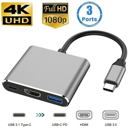 Usb hdmi 3 - 3-in-1, usb-c