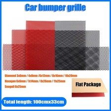 Racing Gitter Masche Auto Tuning Renngitter Alugitter 100*33cm schwarz DE#