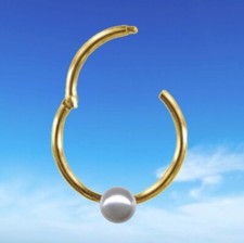 Ohrring clicker echt 750 - i,