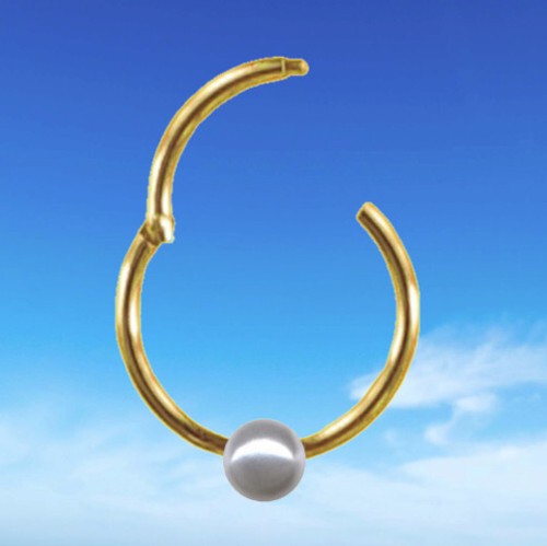 Ohrring clicker echt 750 - i,