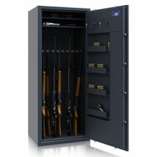 Waffenschrank Waffentresor Grad Klasse 1 Langwaffen - 20 Halter - S&G E-Schloss