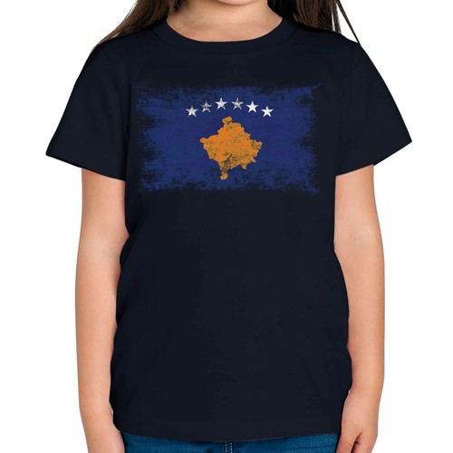 Kosovo distressed flag kinder - kosovo,