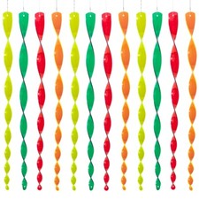 CIM Windspiel Pirouette Windspirale 49cm Bunt 12er Deko Vogelabwehr Baum