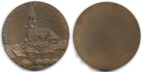 Medaille kremnitz slowakische - kremnitz,