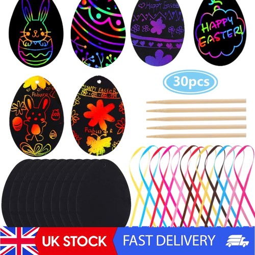 Teiliges ostern scratch art - ostern,