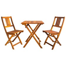 Bistro Set 3-teilig klappbar
