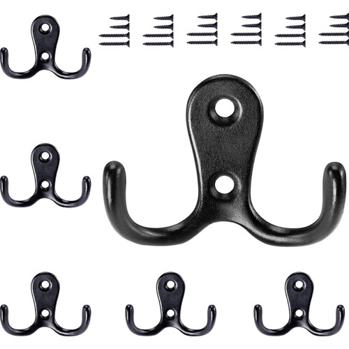 Kleiderhaken schwarz wandhaken - schwarz,