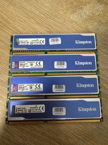 4gb kingston hyperx blu - kingston,