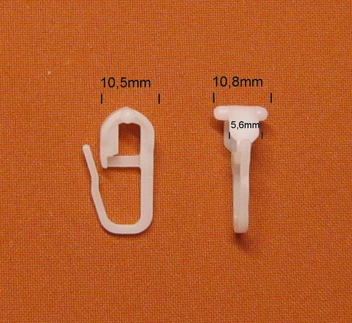Gardinengleiter 6mm - 10,