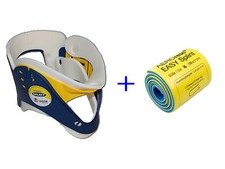 Stifneck und Sam Splint für den Notfall, Sportunfall, Immobilisationsschiene