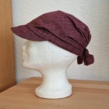 Mädchen Leinen Panama Hut Mütze Schirmmütze Cap 50 52 54NEU