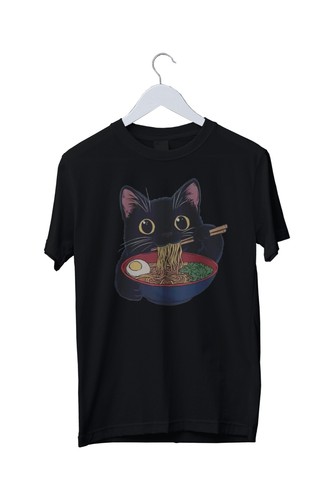 Ramen cat tshirt - ramen,