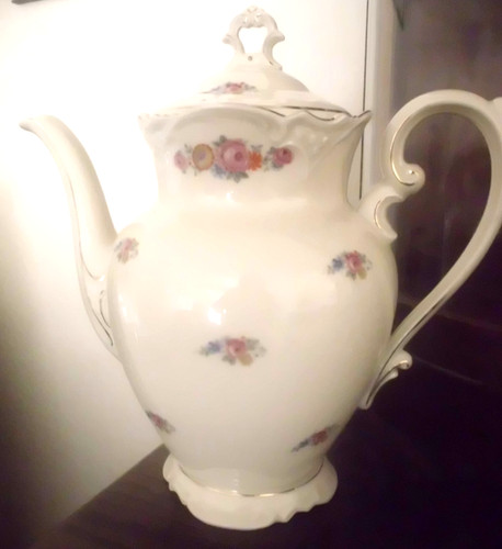 Alte porzellan kaffeekanne - alte,