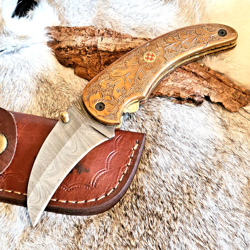 Damastmesser einhandmesser - damastmesser,