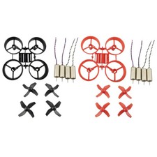 RC Quadcopter Rahmen Propeller Blade Motoren Set Drone Ersatzteile Red/Schwarz