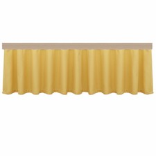 Querbehang Fanni in gelb uni